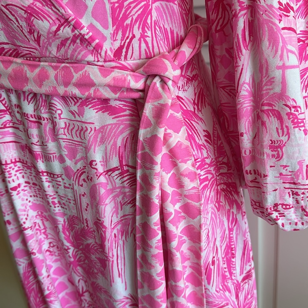 Lilly Pulitzer Belted Jersey Knit Dress - Picture 3 of 6